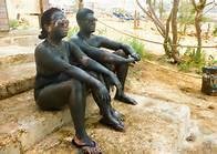 Outdoor moor mud body wrap