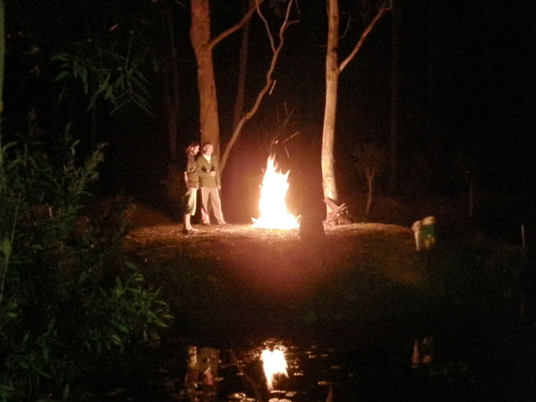 One of the many bonfires