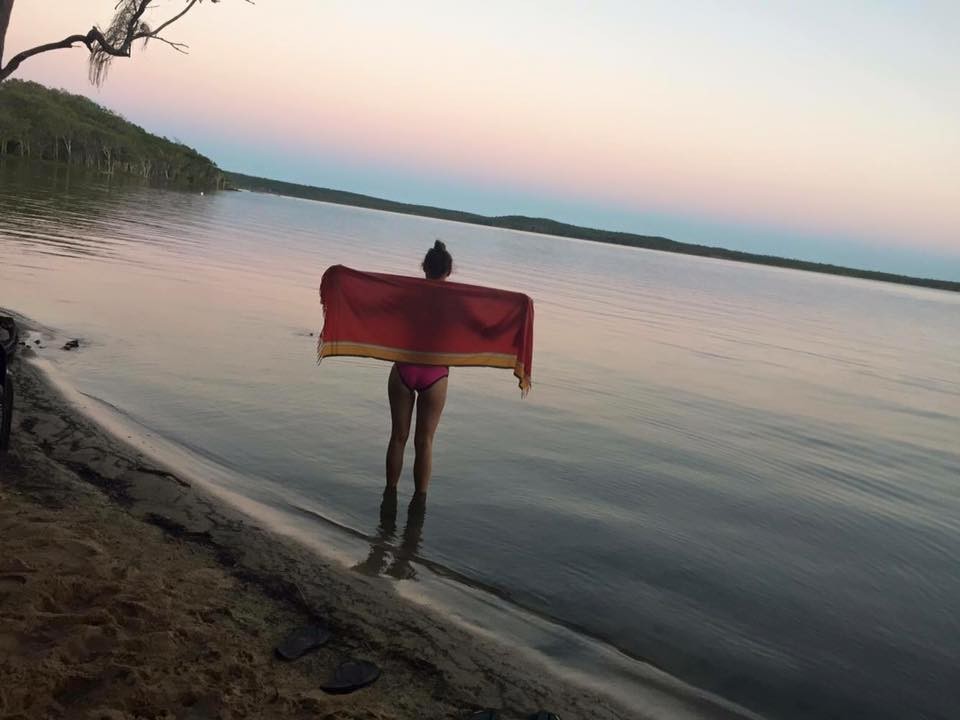 Beautiful Alishia & the Lake Weyba