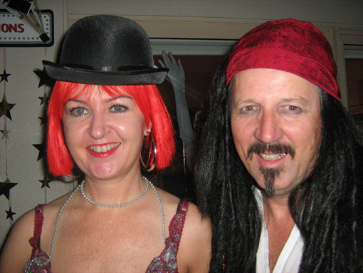 Captain Jack and the lovely Kat