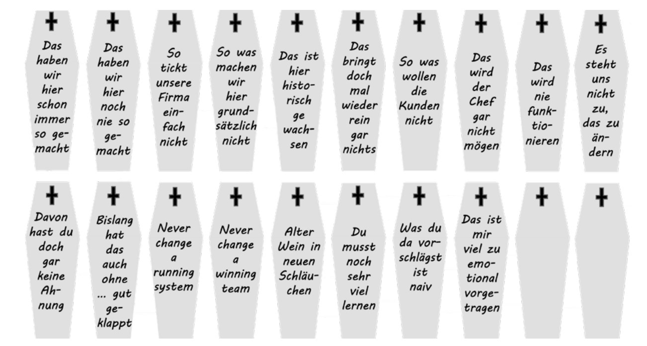 Der Friedhof der Killerphrasen