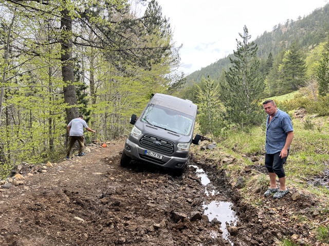 #676 Griechenland - Offroad Tour, versenkt mit Schieflage, Pindos Nationalpark