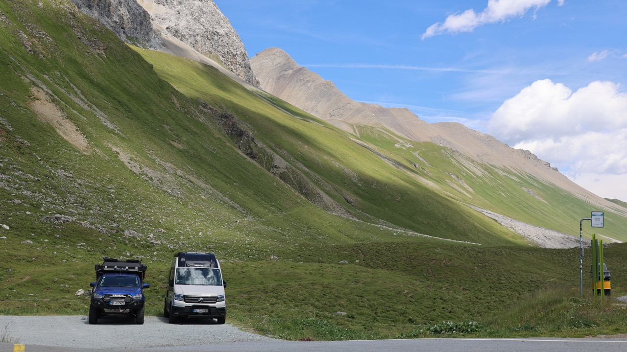 #1443 SCHWEIZ - Ladebooster Problem und hallo Albulapass