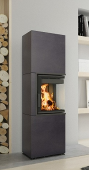 Kachelkamine mit Großformkacheln - | Altersgerechter Badumbau und Kaminbau