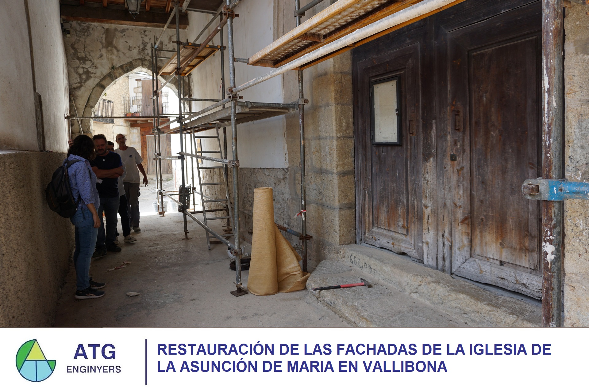 Restauración de las fachadas de la Iglesia de la Asunción de María - Vallibona
