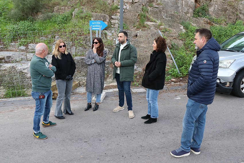 Avanzan las obras de mejora de la accesibilidad al entorno monumental del Castillo y al Teatro Romano de Sagunto