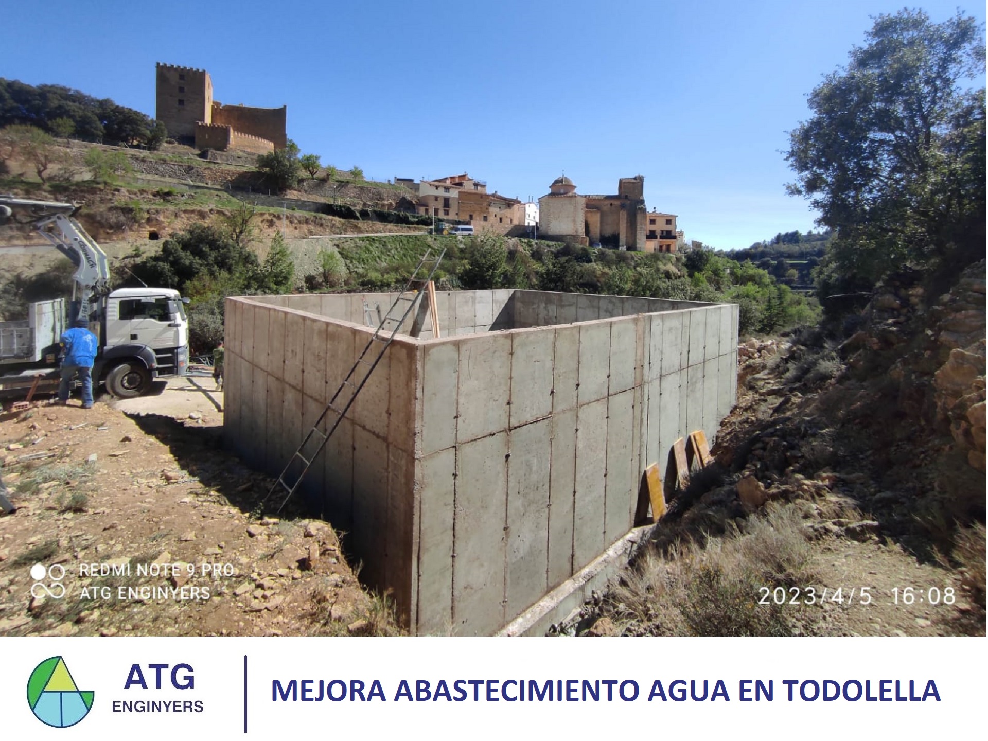 Mejora abastecimiento agua en Todolella