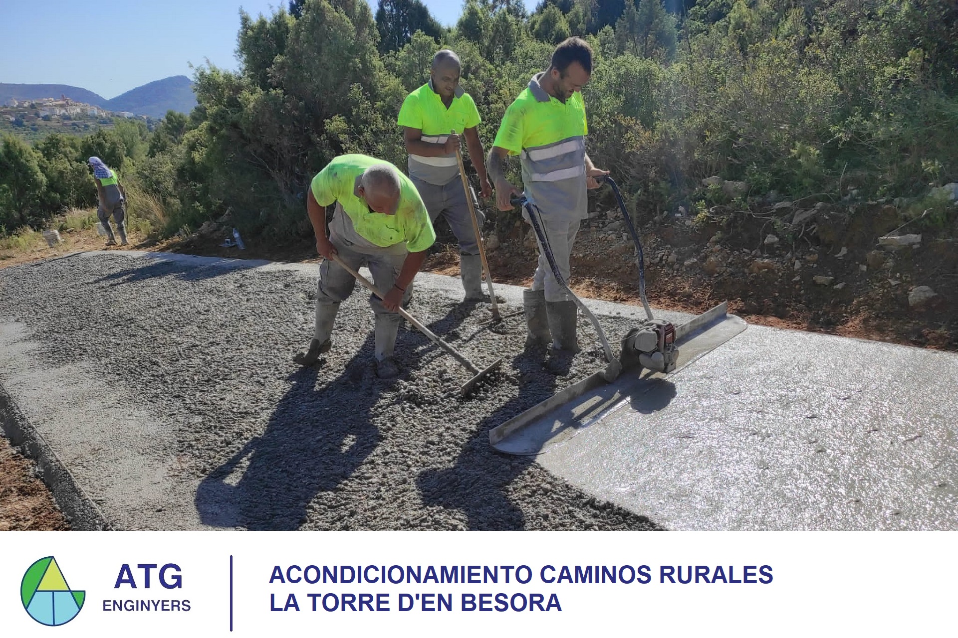 Acondicionamiento caminos rurales La Torre d'En Besora