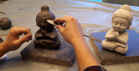 Stage sculpture - Stage modelage - Initiation sculpture - Initiation modelage - Stage céramique 