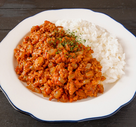 きざみこんにゃく入りキーマカレー