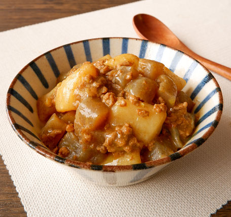 こんにゃくのカレー風味煮ころがし