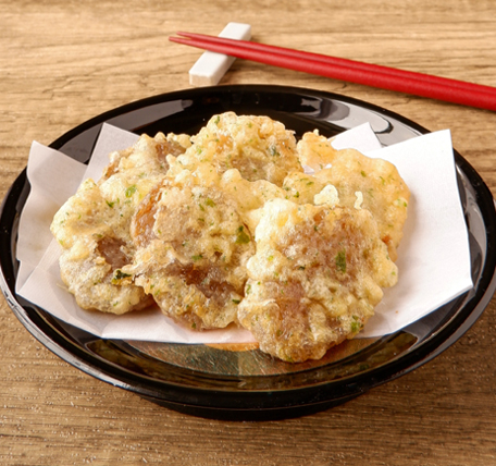 手のし風こんにゃくの磯部揚げ
