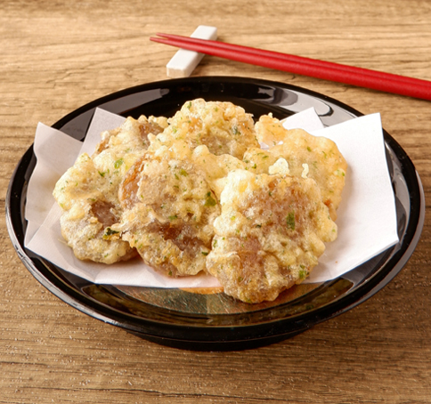 手のし風こんにゃくの磯部揚げ