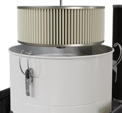 AirMex DTX-1500 ATEX – optionaler HEPA-H14-Filter der Klasse H nach EN 1822