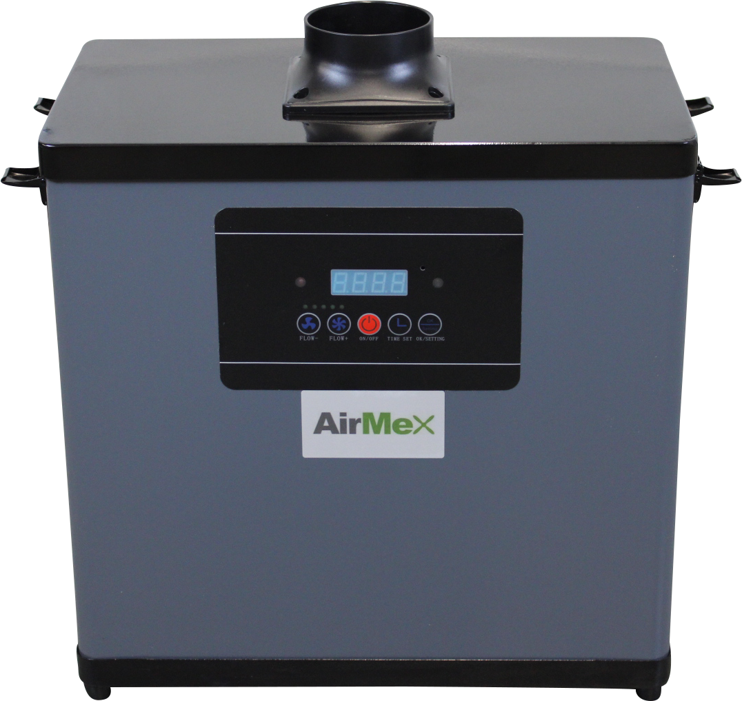 AirMex AM 01 AM 02 – Absaugung mit zwei Absaugarmen gleichzeitig