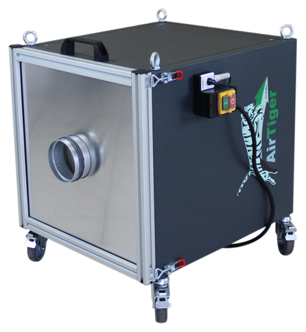 AirTiger Plug-&-Play Anwendung – Modul-Konfiguration 9 für DACH-Industriebetriebe