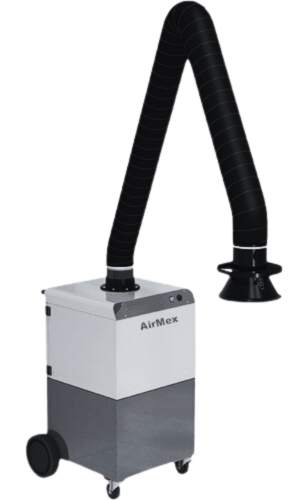 AirMex WeldGo – mobile Profi-Schweißrauchabsaugung mit Absaugarm