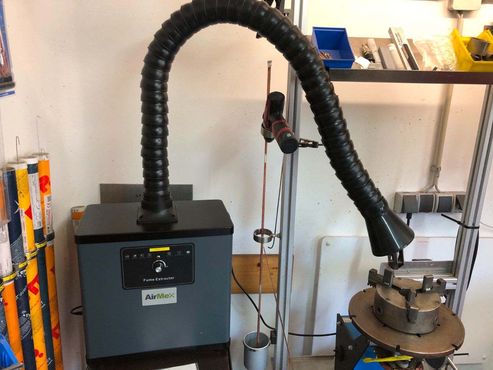 AirMex AM01 AM02 Absauganlage – Anwendungsbeispiel Industrie