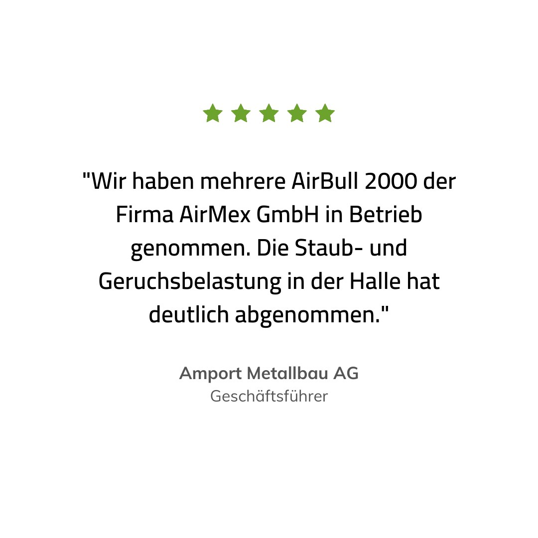 AirMex Absauganlagen – Anwendungsbereich Bildansicht 1