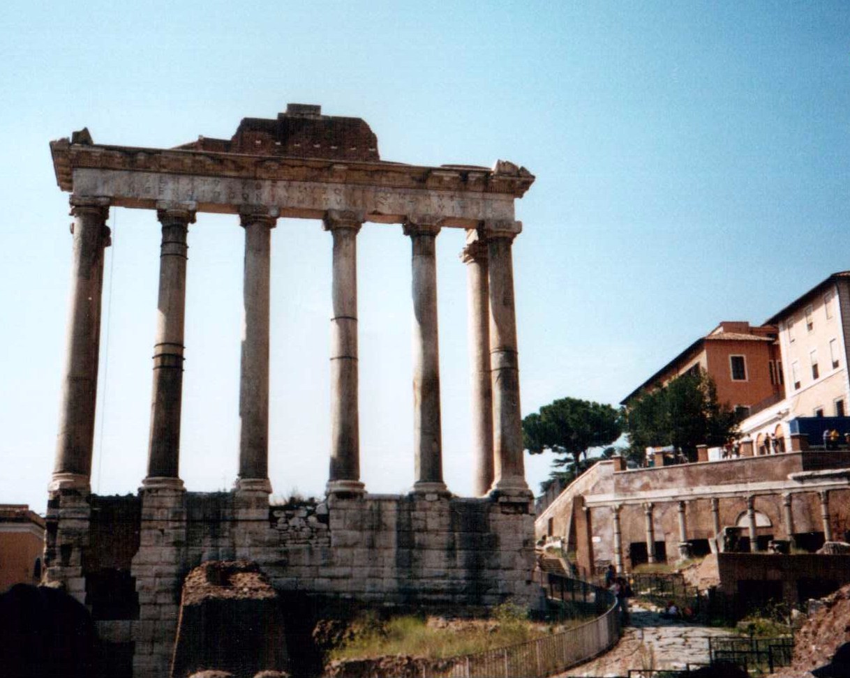 Saturntempel, Forum Romanun