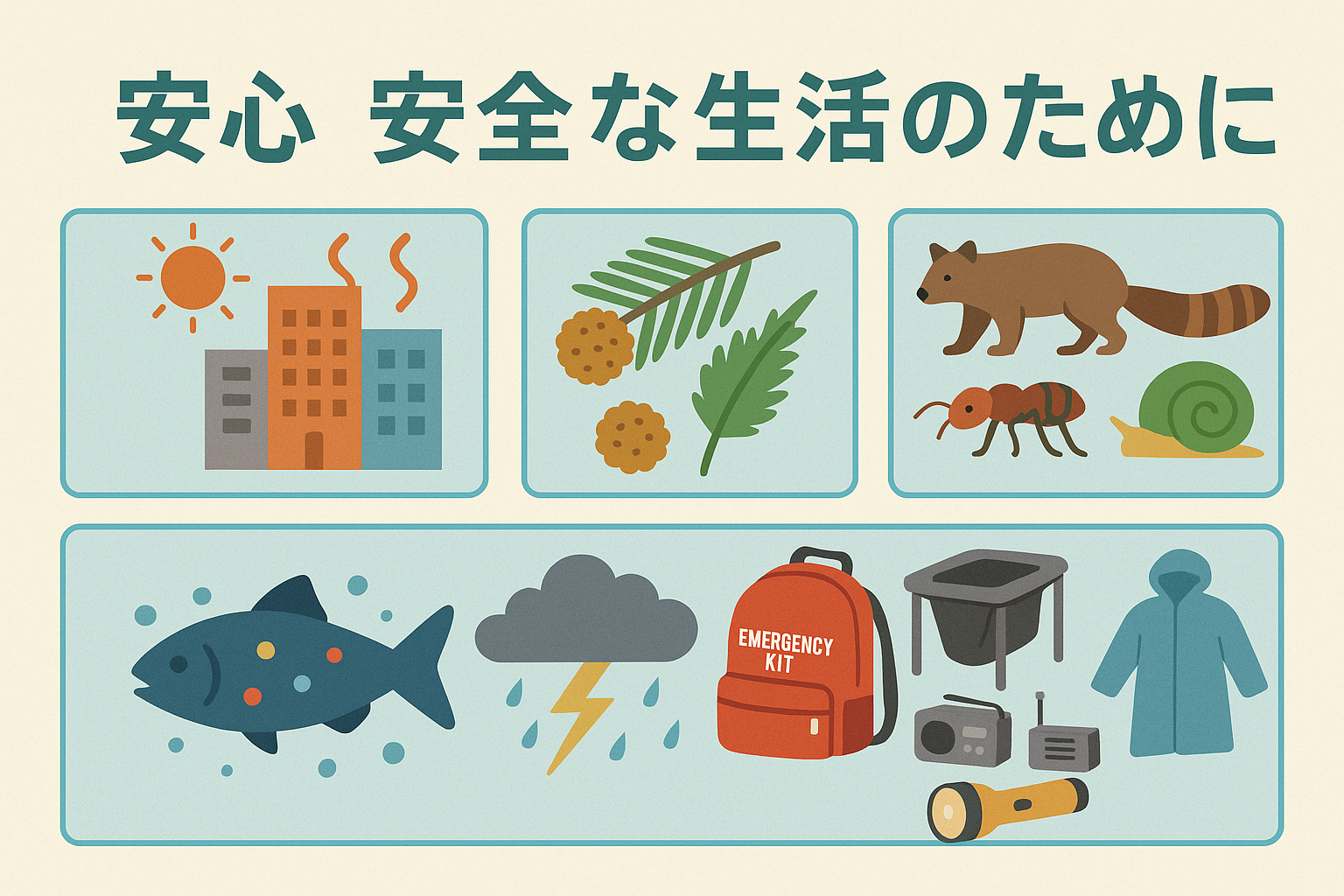 温暖化だけではない
