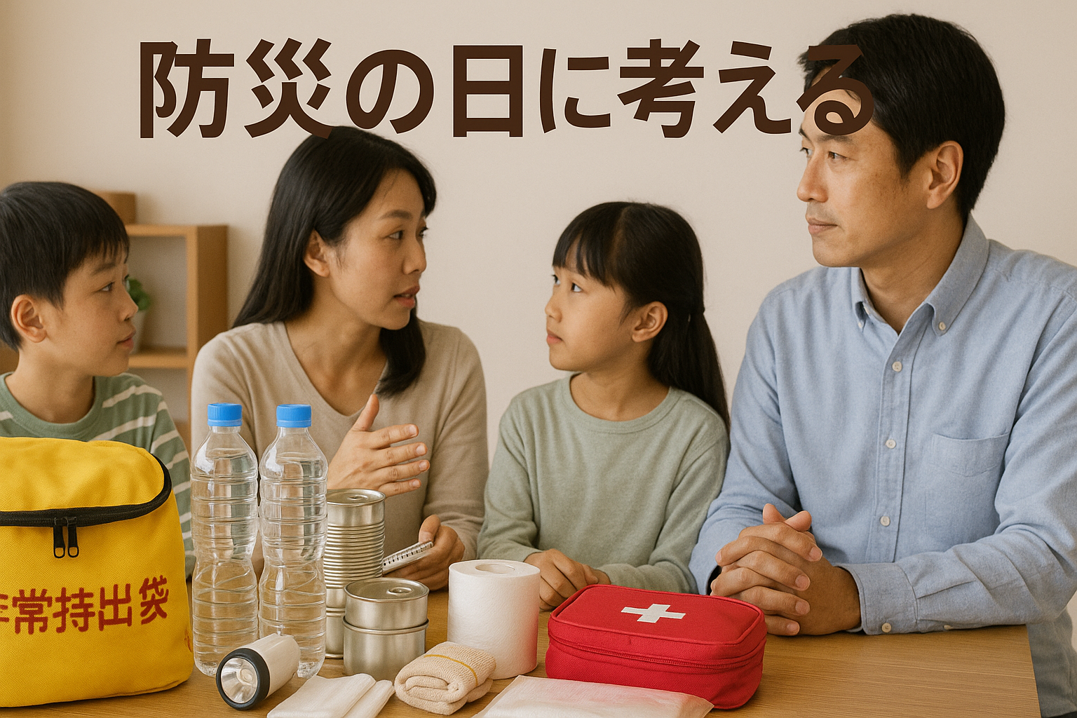 防災の日に考える―家族や職場でできる話し合いのすすめ