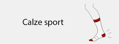Calze sport in spugna