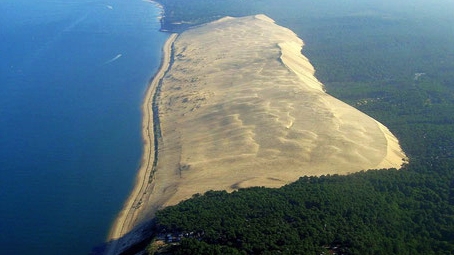 Luftbild der DÃ¼ne aus Richtung SÃ¼den (Quelle: Wikipedia)