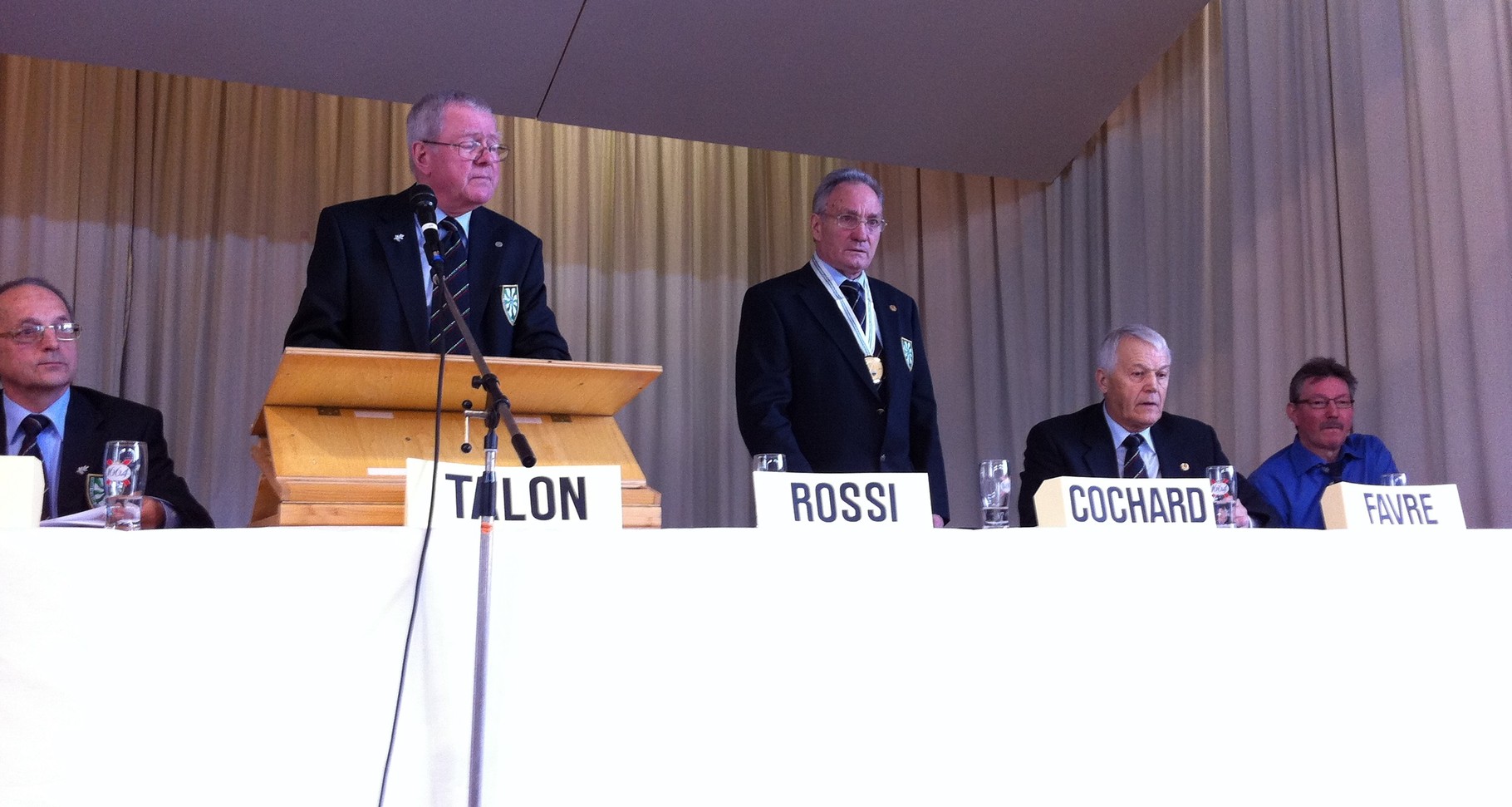 Francis ROSSI (responsable 300 M) Jean-Pierre COCHARD (Pist)
