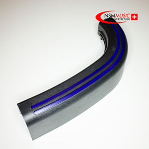 NSM-CD Nr. 176684, Lampenblende oben links gebogen blau z.B. Thunder Wall, Performer Wall usw. Preis: CHF 45.00