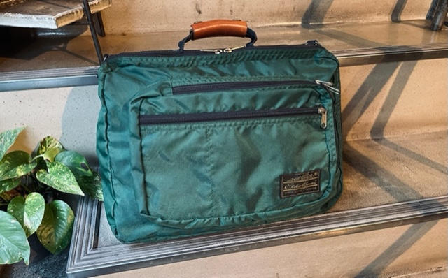 [極美品] 黒タグEddie Bauer 3way ビジネスバッグ ブラック Eddie Bauer 3wayカバン ブラック ビンテージ 極美品] 黒タグ
