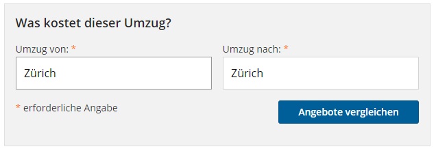 Umzug Zürich Schweiz Eu Billig Umzug Zuerichs Webseite