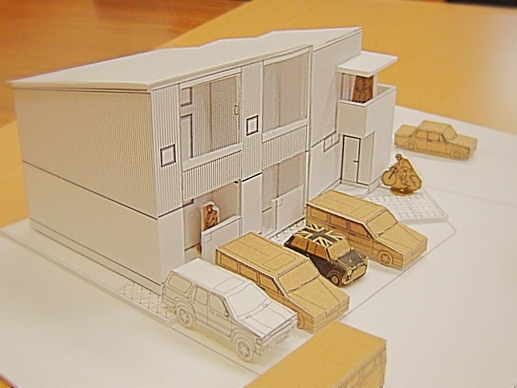 注文住宅の家　模型で検討