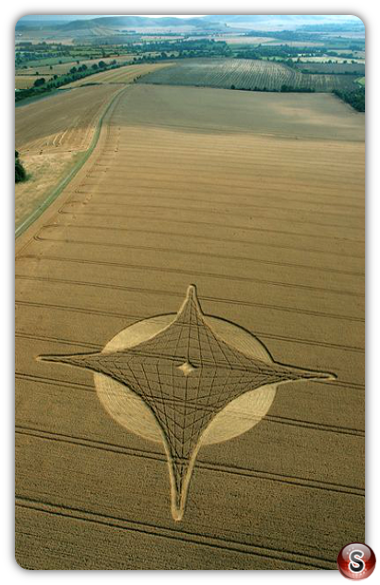 Crop circles - Etchilhampton Hill Wiltshire 2006