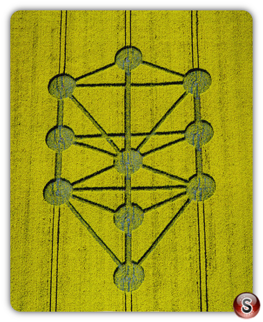 Crop circles - Burderop Down (nr Barbury Castle) Wiltshire 1997