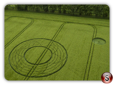 Crop circles - Broad Hinton Wiltshire 2017