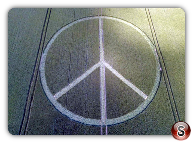 Crop circles - Stanton St. Bernard Wiltshire UK 2015