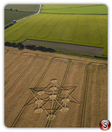 Crop circles - Badbury Rings Dorset 2017