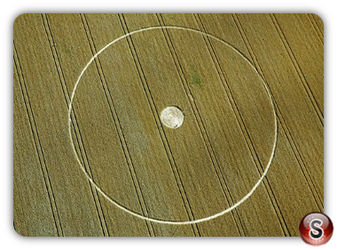 Crop circles - Mixon Nr Etchilhampton Wiltshire 2014