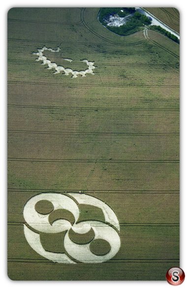 Crop circles - Liddington Castle Wiltshire 1996