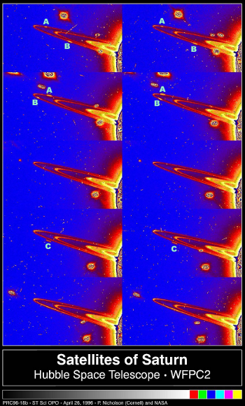 Foto scattate dallo Space Hubble Telescope nel 1996 Infrared