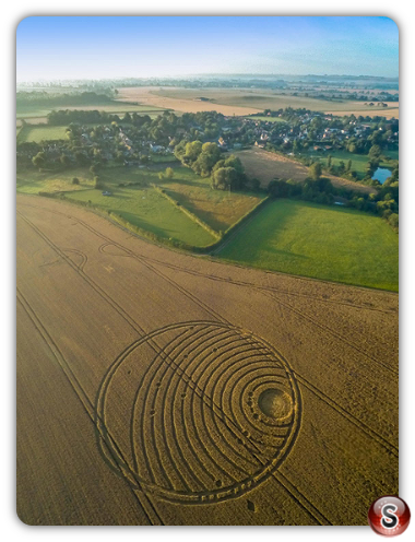 Crop circles - Woodway Bridge Wiltshire 2016