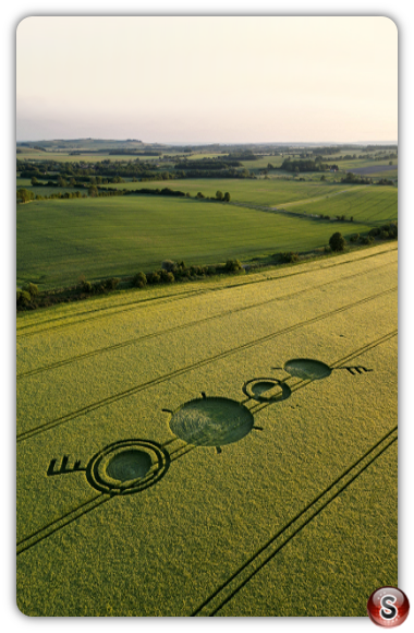 Crop circles - Winterbourne Bassett - Wiltshire 2023