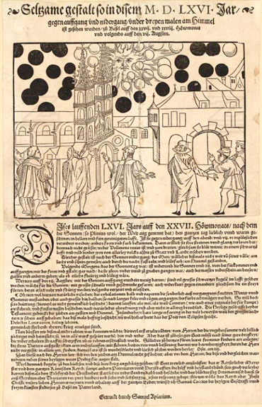 Il fenomeno celeste di Basilea del 7 Agosto 1566