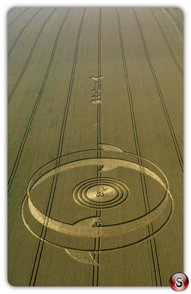 Crop circles - East Field Wiltshire 2002