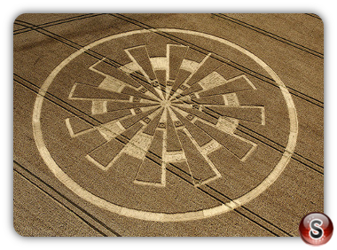 Crop circles - Marlborough Downs Wiltshire UK 2011