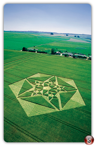 Crop circles - Avebury Green Street Wiltshire 2003