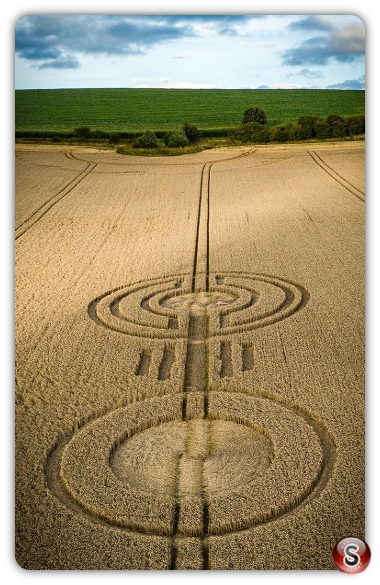 Crop circles - Watership Down, Hampshire 2021