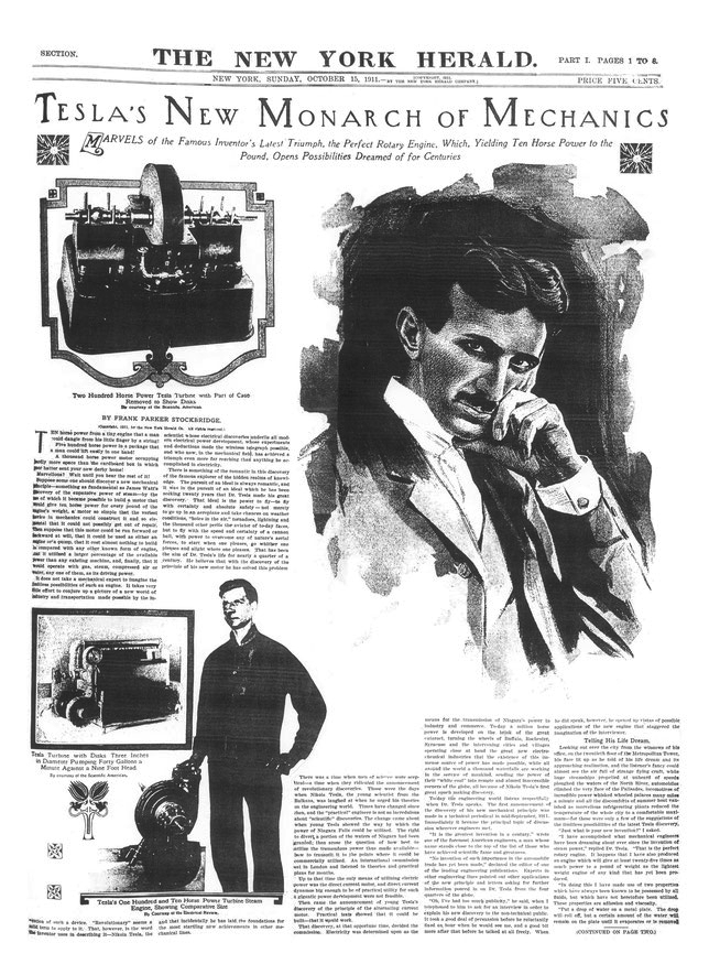 The New York Herald - Tesla's new Monarch of mechanics 