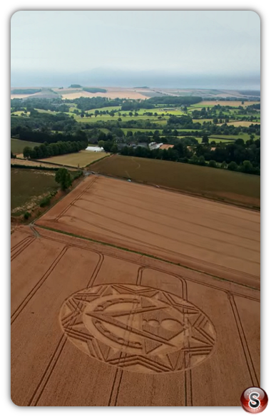 Crop circles - Etchilhampton Wiltshire 2022